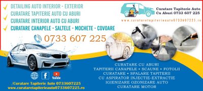 curatare tapiterie auto cu aburi